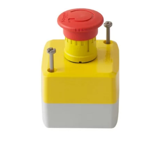 Кнопка аварийной остановки двери dormakaba 68х68мм (красная), поверхностный монтаж