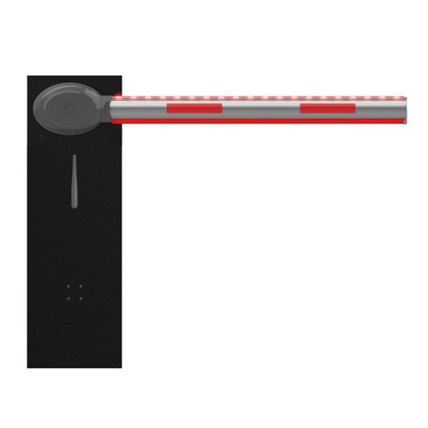 Шлагбаум автоматический Hikvision DS-TMG300-DR/A/B (4 м) с прямой стрелой с подсветкой и индикатором