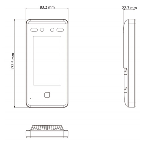 Биометрический терминал доступа HiWatch ACT-T1341M по распознаванию лиц и карт Mifare Биометрический терминал доступа HiWatch ACT-T1341M по распознаванию лиц и карт Mifare