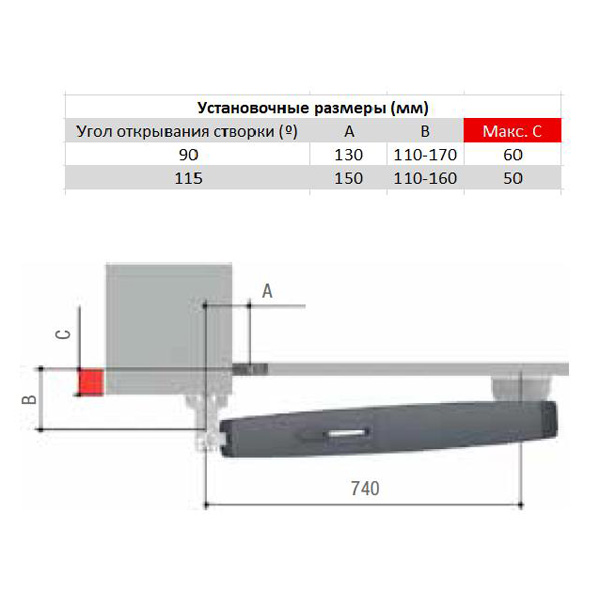 Комплект автоматики Came AXL combo KIT для распашных ворот (AXL)
