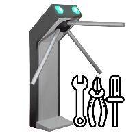 Автономная проходная RusGate с модулем памяти на 4000 событий