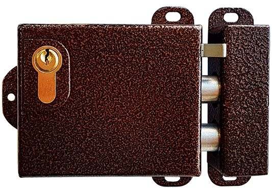 Электромеханический замок накладной Полис 12