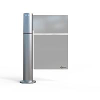 Калитка моторизованная Oxgard К-14-Н со стеклом 900 мм, нержавеющая сталь