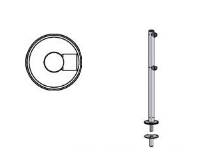 Стойка ограждения Oxgard съемная (ВЗР 1996Р01)