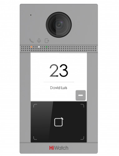 Вызывная панель 2Мп видеодомофона HiWatch VDP-D4211W с поддержкой карт Mifare, Wi-Fi и PoE Вызывная панель 2Мп видеодомофона HiWatch VDP-D4211W с поддержкой карт Mifare, Wi-Fi и PoE