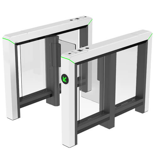 Скоростной распашной турникет ZKTeco Mars Pro-S1000 без считывателей