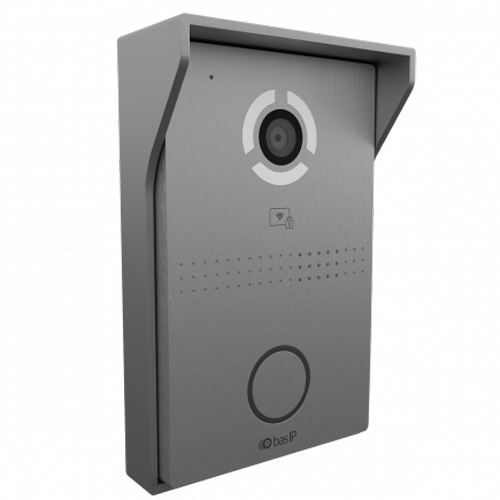 Вызывная панель Bas-IP AV-03BD Silver с сенсорной кнопкой и UKEY