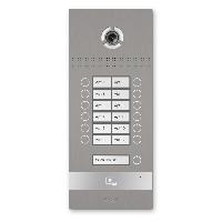 Вызывная панель на 12 абонентов Bas-IP BI-12FB Silver с идентификацией по смартфону и распознаванием лиц