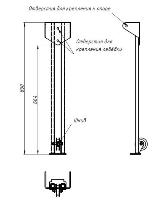 Кронштейн для лебедки на опору СООС-6/7 (ЦБ-00000679)