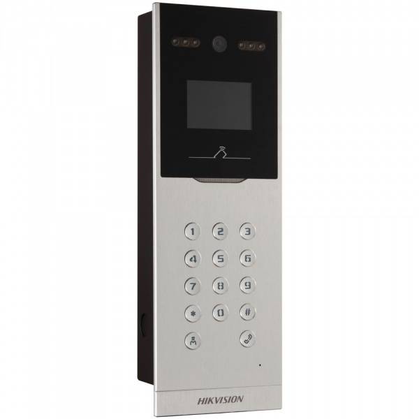 Многоабонентская вызывная панель HikVision DS-KD8002-VM с цветным 3.5″ TFT дисплеем
