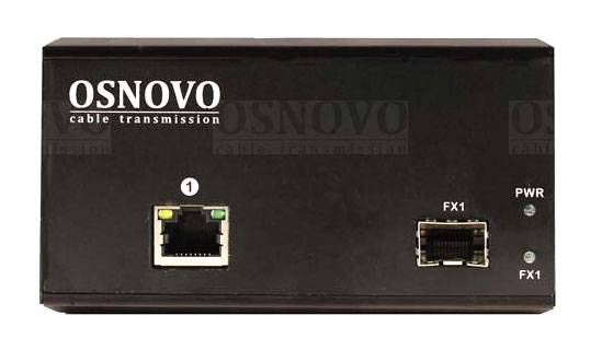 Промышленный медиаконвертер Gigabit Ethernet Osnovo OMC-1000-11X/I