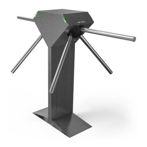 Турникет-трипод двухпроходной AR-GO TRT 11-04-01P из окрашенной стали со стандартными штангами