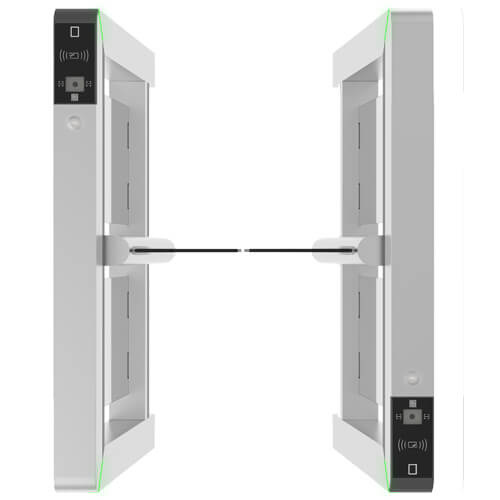 Скоростной распашной турникет ZKTeco Mars-S1000 без считывателей
