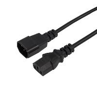 Шнур сетевой Rexant C13 - C14, 3x0,75, 1,5 метра