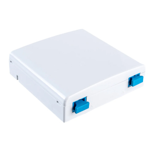 Оптическая розетка (кросс) Nikomax NMF-WO02SCUS2-CS-WT на 2 порта