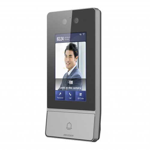 IP вызывная панель HikVision DS-KV9503-WBE1 с функцией распознавания лиц