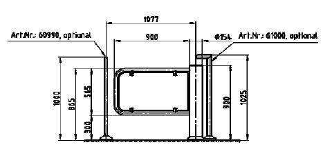 Моторизованная калитка Gotschlich Ikarus Baden Моторизованная калитка Gotschlich Ikarus Baden