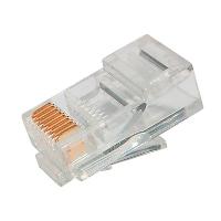 Коннектор RJ-45 для витой пары ЛЮ-КНР-45.5e.10, UTP, Кат.5e (100 шт.)