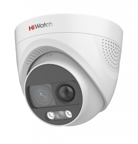 Купольная уличная 2Мп HD-TVI видеокамера HiWatch DS-T213X (2.8 мм) с PIR-датчиком