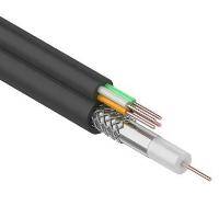 Кабель комбинированный Rexant ККСВ-П+4х0,5 мм для охранного телевидения