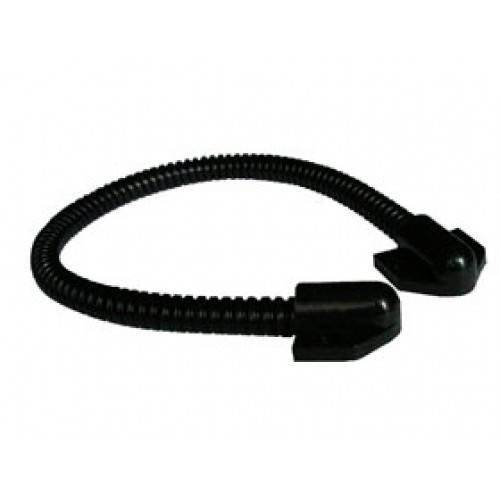 Гибкий кабель-канал KL-6 ПВХ для перехода на дверь 6мм, длина 400мм (черный)