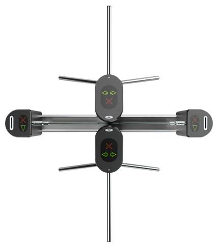 Турникет-трипод двусторонний со стеклом Oxgard Praktika-Т-03D