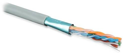Кабель витая пара экранированный Hyperline FUTP4-C5E-S24-IN-PVC