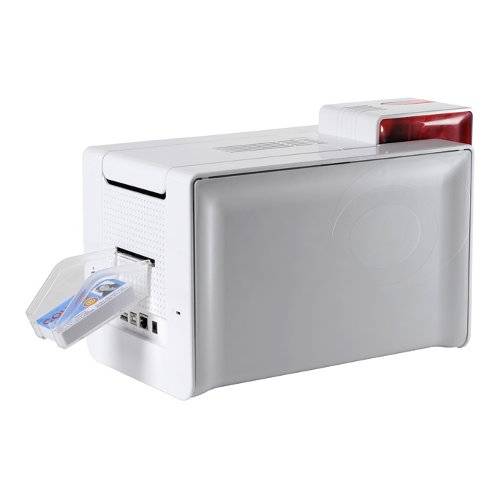 Принтер Evolis Primacy Duplex, Mag ISO Dual HiCo/LoCo 3-track, USB & Ethernet (красный), R5F008EAA, CardPresso XS (PM1HB000RD MB1)