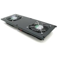 Модуль вентиляторный в крышу NT ROOFFAN B, 2 вентилятора, чёрный