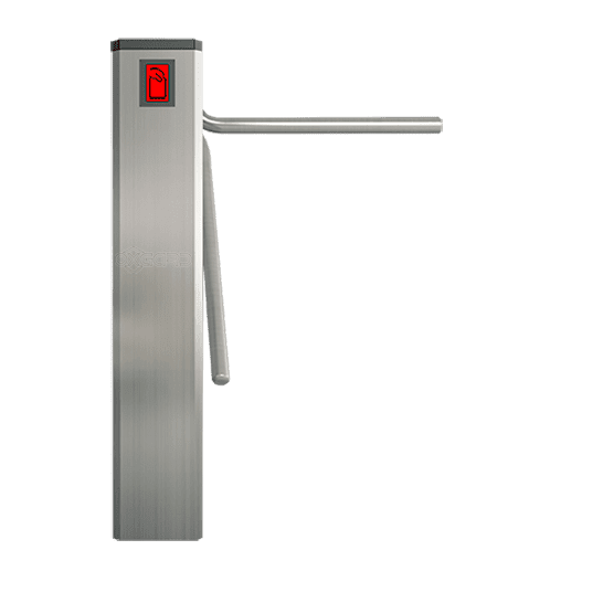 Электронная проходная Gate C-04 на базе тумбового турникета Oxgard Cube C-04 (с планками Антипаника)