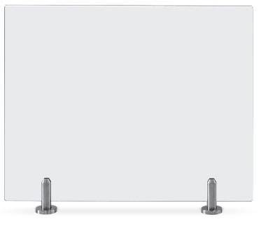 Стекло закаленное для ограждения PERCo BH06 шириной 1000 мм