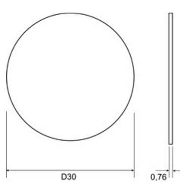 Метка самоклеющаяся Mifare 1K IL-07ME с ID номером