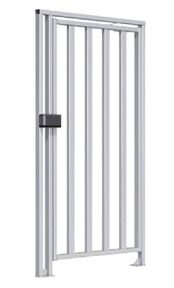 Калитка полноростовая из нержавеющей стали Oxgard К-10-Н (левая)