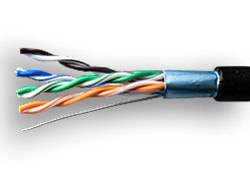 Кабель витая пара FTP4-C5E-PREMIUM-PE-OUTDOOR-305, 4x2x0,51