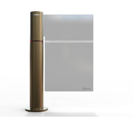 Калитка моторизованная Oxgard К-14 со стеклом 1200 мм, крашенная