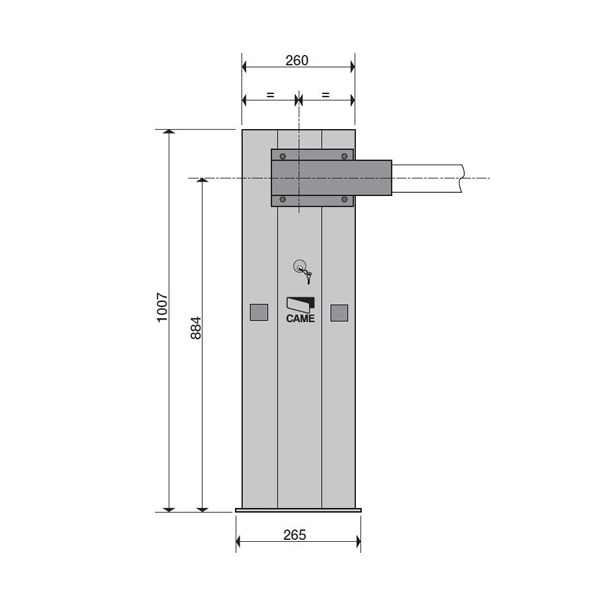 Комплект шлагбаума Came GARD G4000SX Classico, левосторонний (G4000SX KIT)