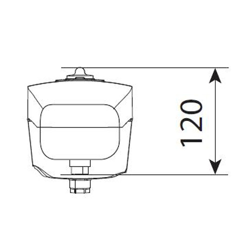 Привод 24 В линейный Came SWN25 самоблокирующийся, с энкодером (серый)