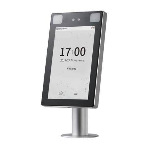 Антивандальный уличный терминал распознавания лиц ZKTeco ProFaceX [CH] (EM) с кронштейном крепления на турникет