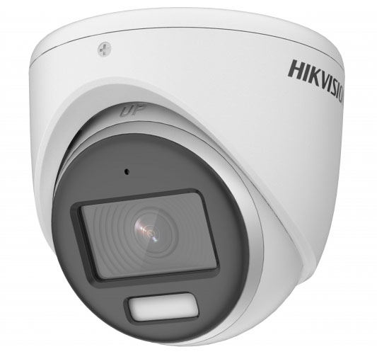 Уличная купольная HD-TVI видеокамера 2Мп HikVision ColorVu DS-2CE70DF3T-MFS (2.8 мм) с микрофоном (AoC)