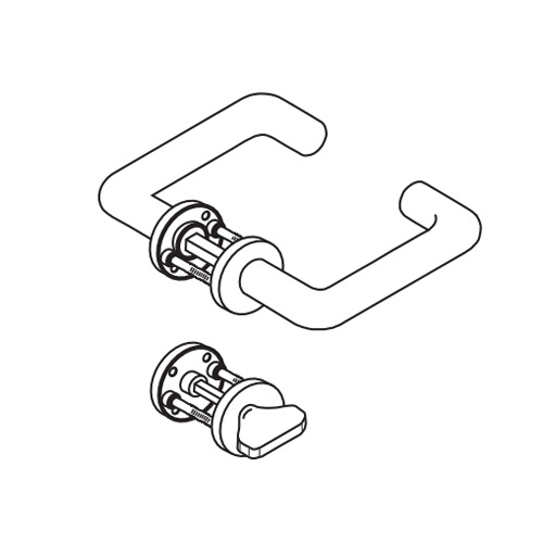 Комплект нажимных ручек dormakaba CORE 8100 / 6501 / 7122