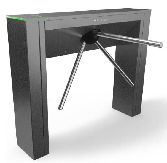 Турникет-трипод тумбовый AR-GO TRT 14-02/КП из окрашенной стали с картоприемником (без планок) Турникет-трипод тумбовый AR-GO TRT 14-02/КП из окрашенной стали с картоприемником (без планок)