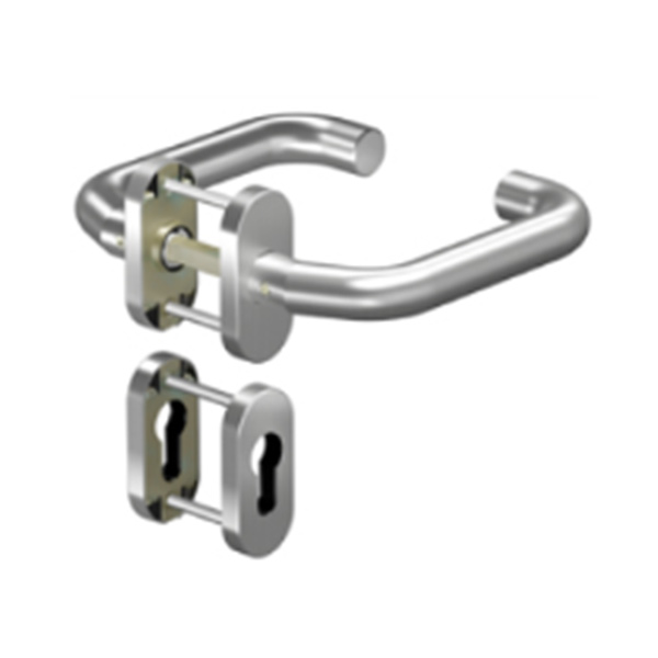 Комплект нажимных ручек dormakaba OGRO Premium 8100V для профильных дверей