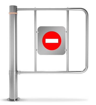 Калитка уличная реверсивная электромеханическая Oxgard К-15-А (L=735 мм) (ВЗР 2126-4)