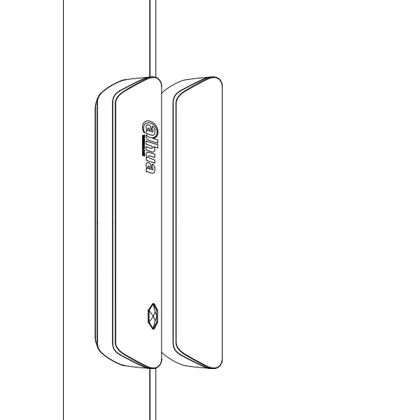 Беспроводной датчик двери Dahua DHI-ARD324-W2(868) магнитоконтактный, улучшенный (геркон)