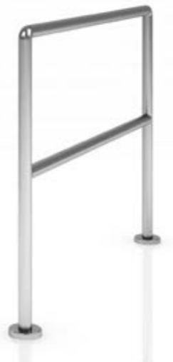 Ограждение Magnetic mGuide GBK101 в сборе с поручнями в зоне рук и коленей