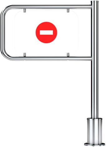 Механическая односторонняя калитка с пружинным возвратом Oxgard К-11 (правая), L=1200 мм