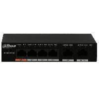 Неуправляемый POE коммутатор Dahua DH-PFS3006-4ET-60