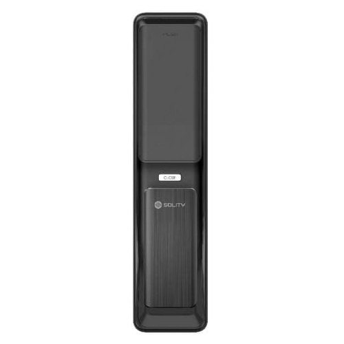 Электронный замок биометрический Solity GSP-2000BKF Black по отпечатку пальца, двухригельный