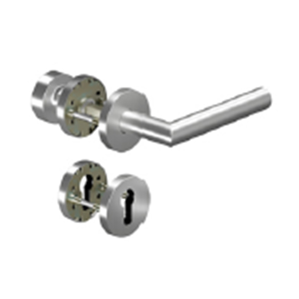 Комплект нажимных ручек dormakaba OGRO Premium 8906 для сплошных дверей