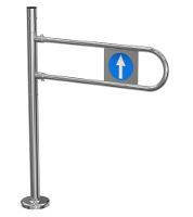 Калитка механическая Ростов-Дон К11М лв ХРОМ (с дугой 700 мм)